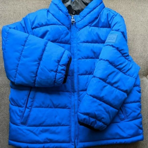 GAP Other - Baby Gap Reversible Puffer Jacket / Coat 18 - 24 months * Blue / Camo (Green)
